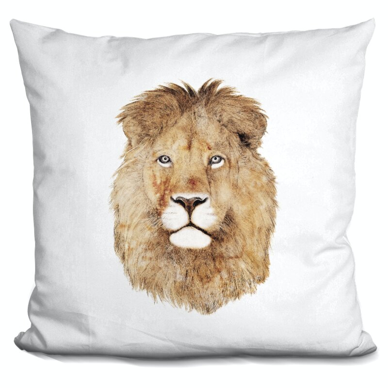 stuffed lion pillow